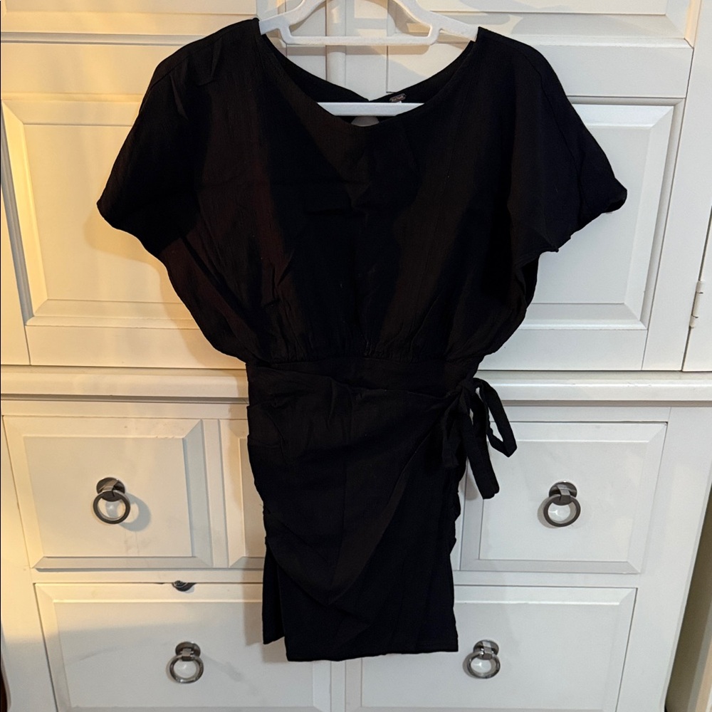 Free People Black Mini Dress